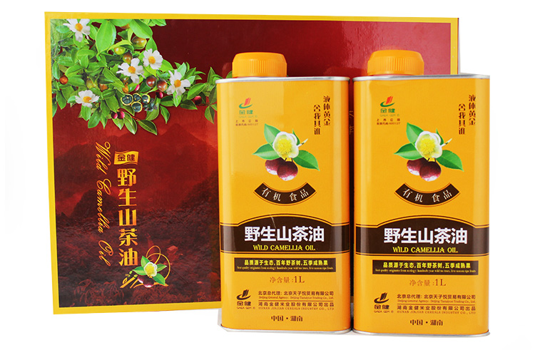 野生山茶油 压榨一级 纯天然冷榨油 有机山茶油（礼盒）_1