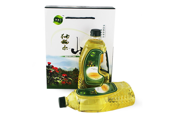 纳福尔山茶油 特色礼盒 植物油 精品油 1L*2盒装_4