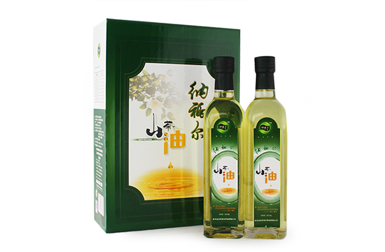 纳福尔山茶油 特色礼盒 植物油 精品油 500ML*2盒装_1