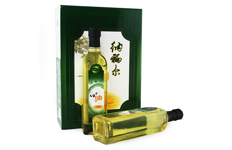 纳福尔山茶油 特色礼盒 植物油 精品油 500ML*2盒装_2
